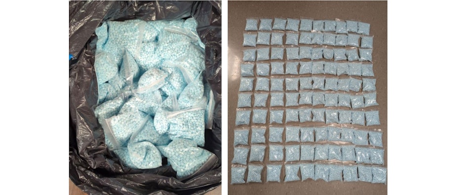 caption: Photos from DOJ memorandum detailing allegations against 14 defendants indicted for conspiracy to distribute fentanyl.