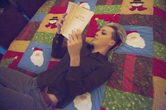 caption: Shay is 17-years-old and in the eleventh grade.