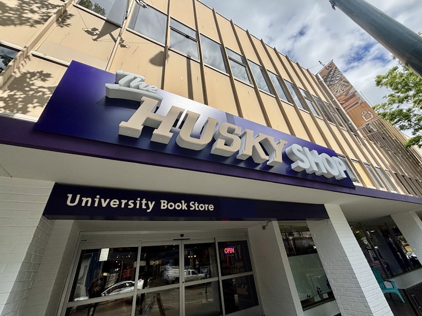 caption: The University Book Store at 4326 University Way NE is set to be a Barnes & Noble location in June 2025.