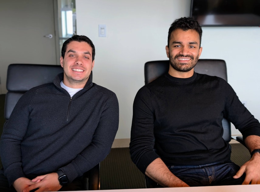 caption: CADDi co-founders Alejandro Castellano and Aditya Sastry.