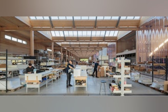 caption: "Prototyping space," image from Seattle's Industrial & Maritime Strategy
Final Environmental
Impact Statement, published 2022.