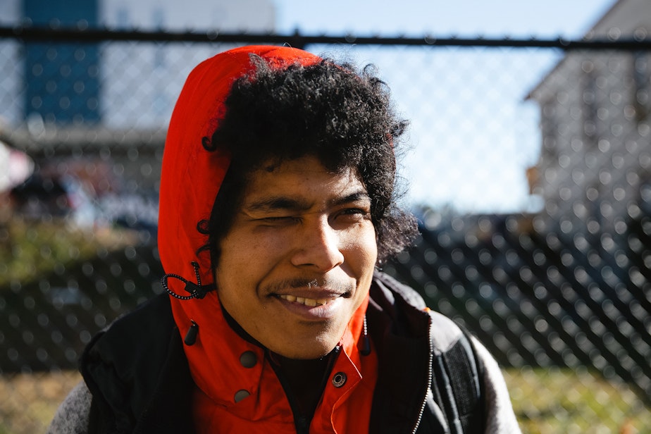caption: Ziggy is portrayed on Tuesday, February 11, 2025, in Seattle’s Little Saigon neighborhood.