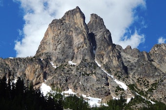 caption: Early Winters Spires in the North Cascades