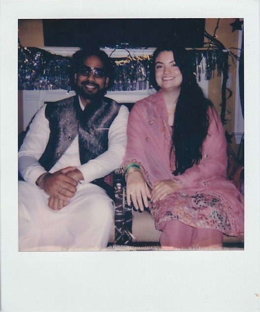 caption: Hamid Ali and Aysenur Eygi first met at a community event in Columbia City four years ago. A year after they married.