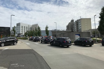 caption: VA Puget Sound medical buildings in Seattle's Beacon Hill neighborhood.