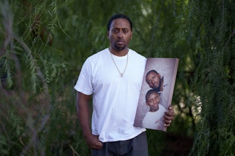 caption: Antonio Mays Sr., whose son was shot and killed at the Capitol Hill Occupied (or Organized) Protest, says he hasn’t heard anything from Seattle police since 2020