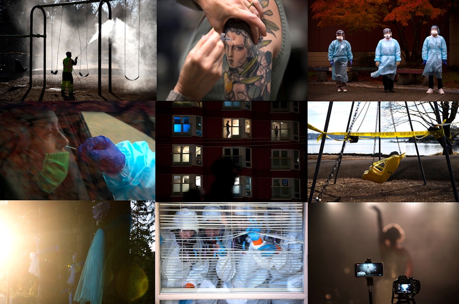 caption: A collection of images from 2020 and 2021 in western Washington.