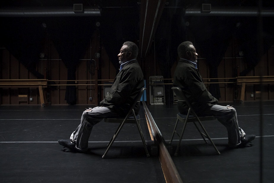caption: Donald Byrd poses for a portrait on Monday, September 17, 2018, at Spectrum Dance Theater in Seattle.