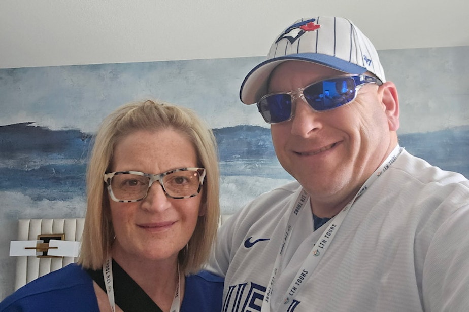 caption: Sandra and Keith Patterson