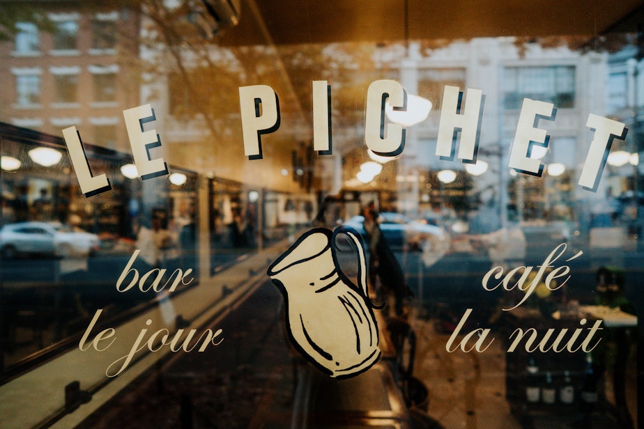 caption: Le Pichet, at Pike Place Market, has been serving French classics since 2000.