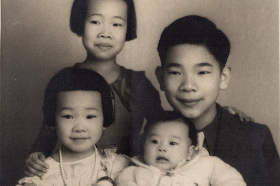 caption: Back row (L to R): Connie Luke, Wing Luke; Front row: Ruby Luke and Robert Luke.